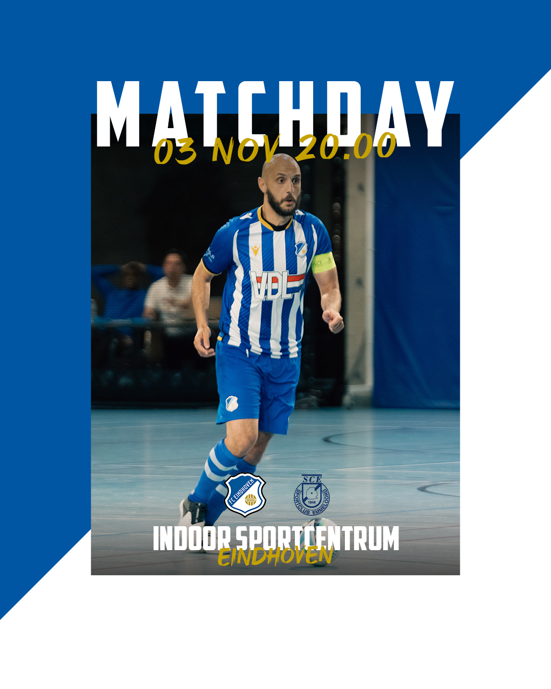 Matchday FCE Emmeloord Portrait